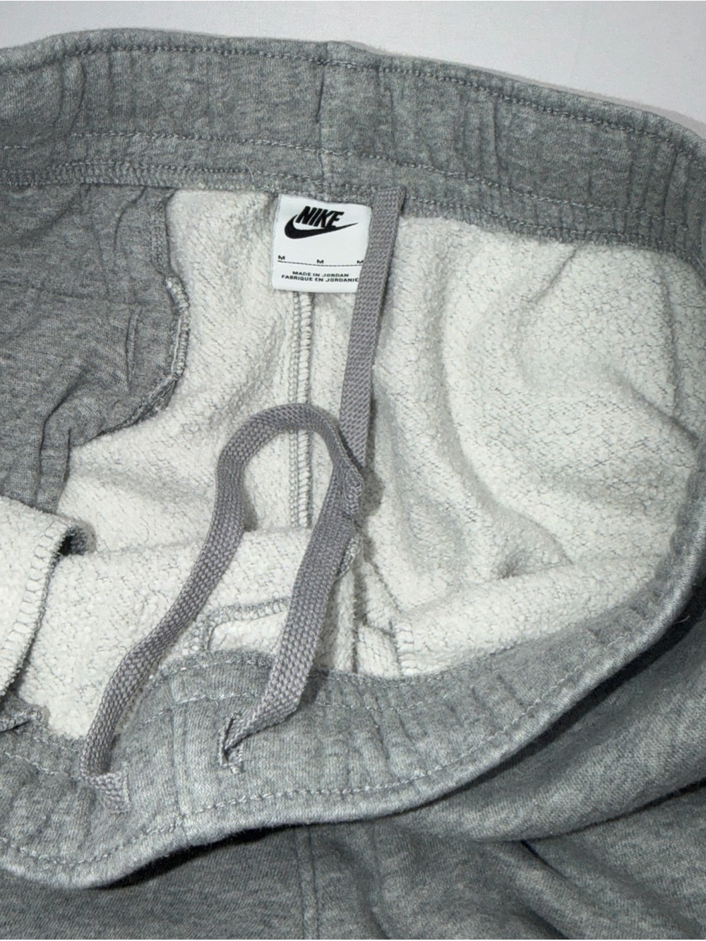 Nike Sportswear Gray Fleece Jogger Sweatpants Men’s Medium - Picture 6 of 8